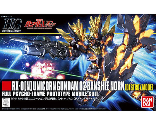 Gundam HGUC 1/144 Unicorn Gundam 02 Banshee Norn (Destroy Mode)