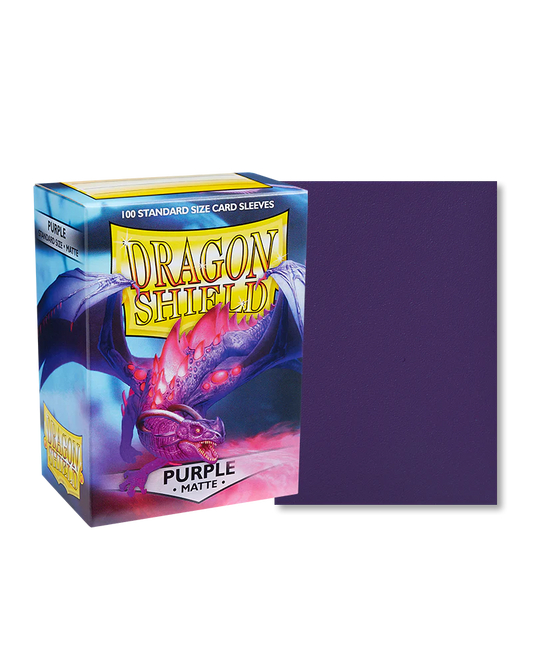 Dragon Shield 100 Matte Purple Sleeves