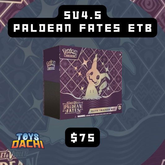 Pokemon SV4.5 Paldean Fates Elite Trainer Box (ETB)
