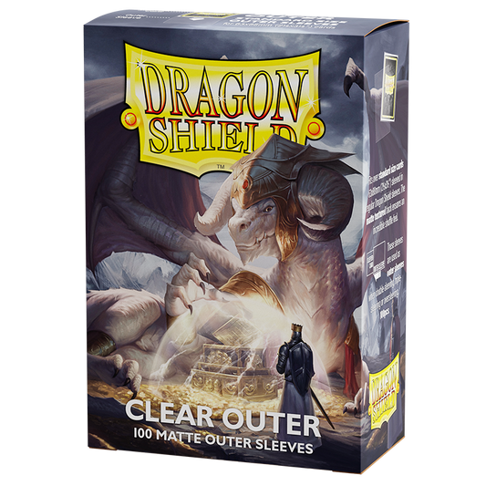 Dragon Shield 100 Matte Clear Outer Sleeves
