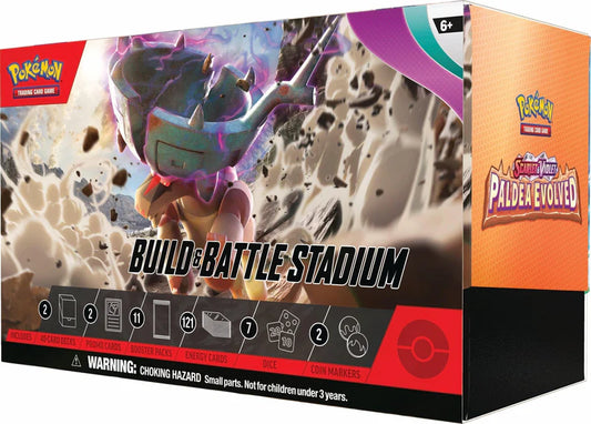 Pokemon TCG SV02 Paldea Evolved Build & Battle Stadium