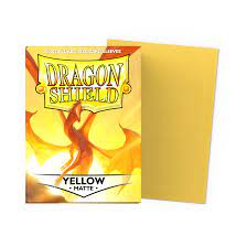 Dragon Shield 100 Matte Yellow Sleeves