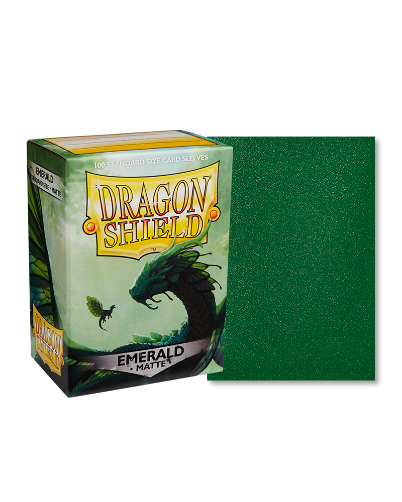 Dragon Shield 100 Matte Emerald Sleeves