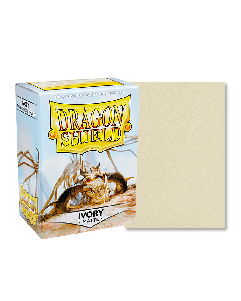 Dragon Shield 100 Matte Ivory Sleeves