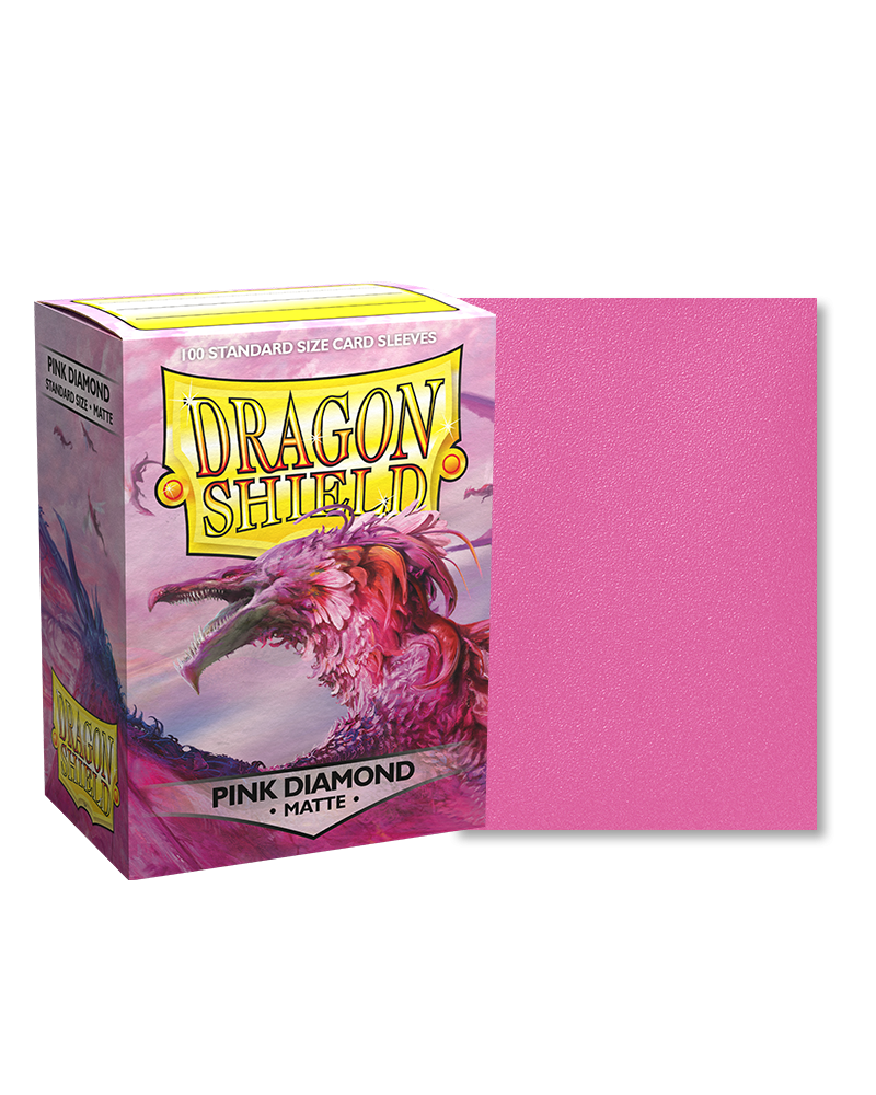 Dragon Shield 100 Matte Pink Diamond Sleeves