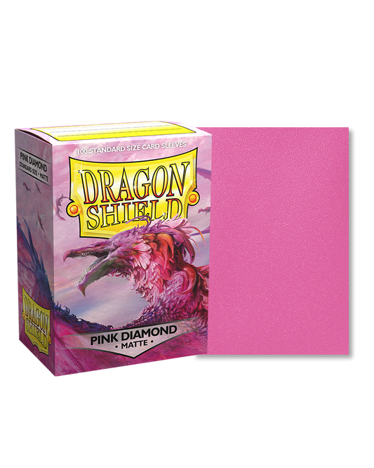 Dragon Shield 100 Matte Pink Diamond Sleeves