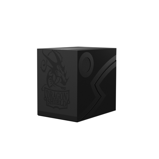 Dragon Shield Double Shell Box - Shadow Black & Black
