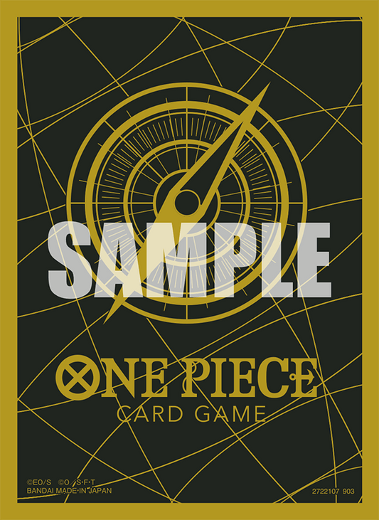 One Piece Card Game Limited Card Sleeve Standard Black Gold