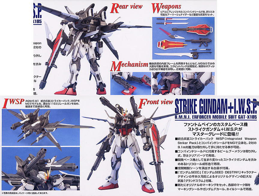Gundam MG Strike Gundam IWSP