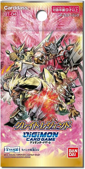 Digimon TCG Great Legends [BT-04] Packs