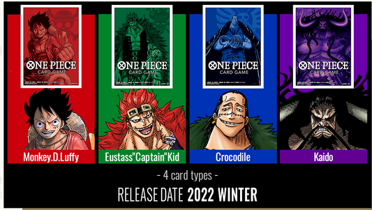 One Piece Card Game Official Card Sleeves Version 1 (Set of 4 designs)