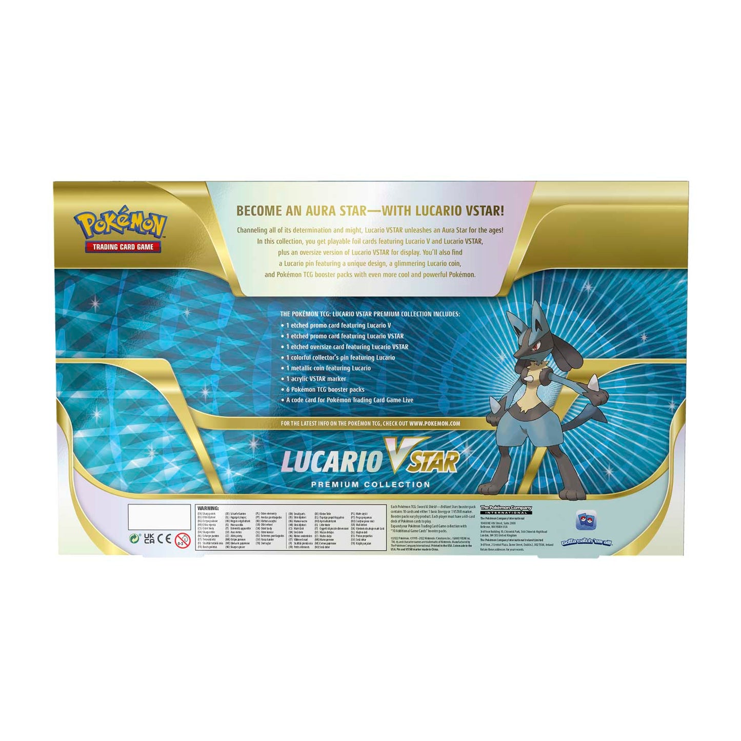 Pokemon TCG Lucario VSTAR Premium Collection