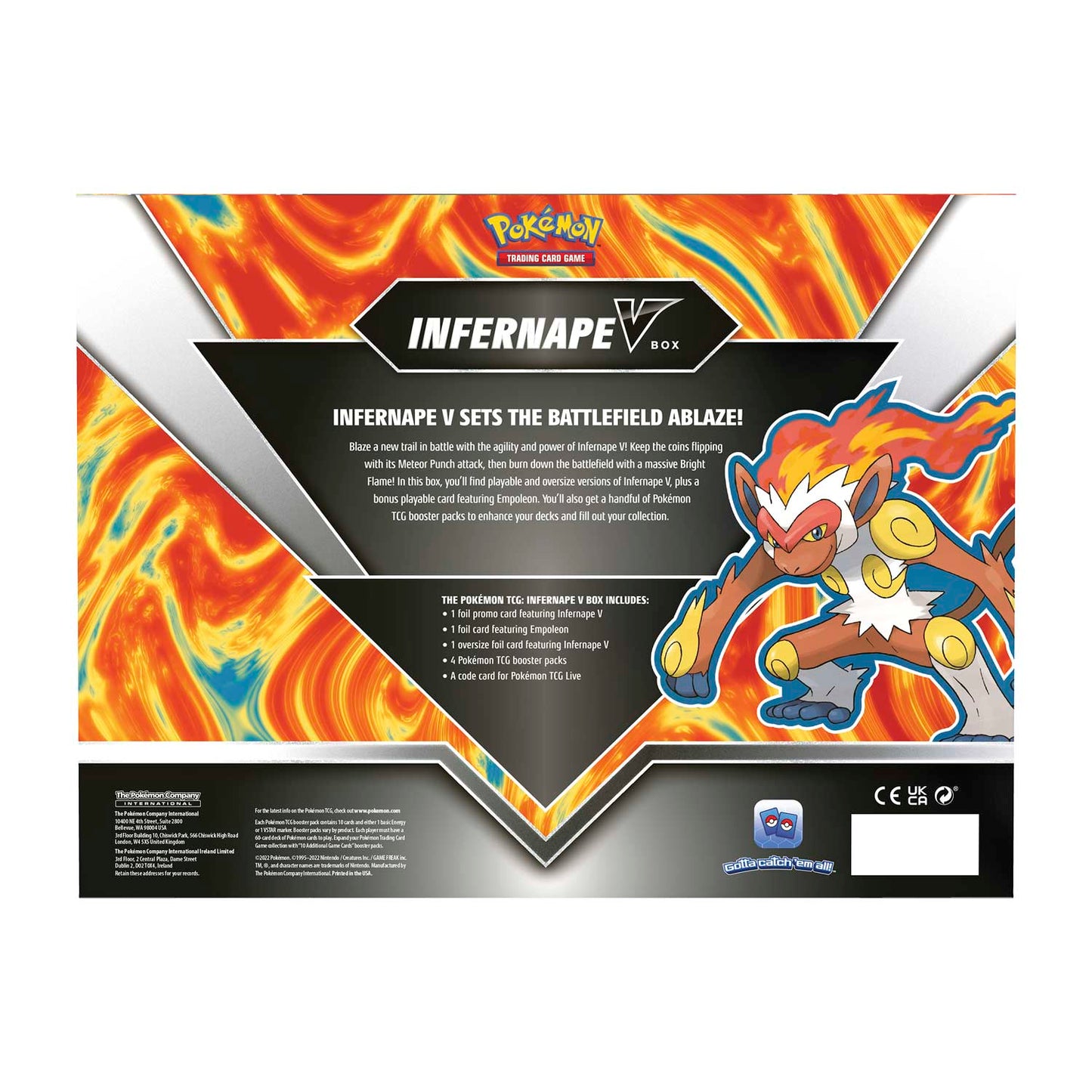 Pokemon TCG Infernape V Box